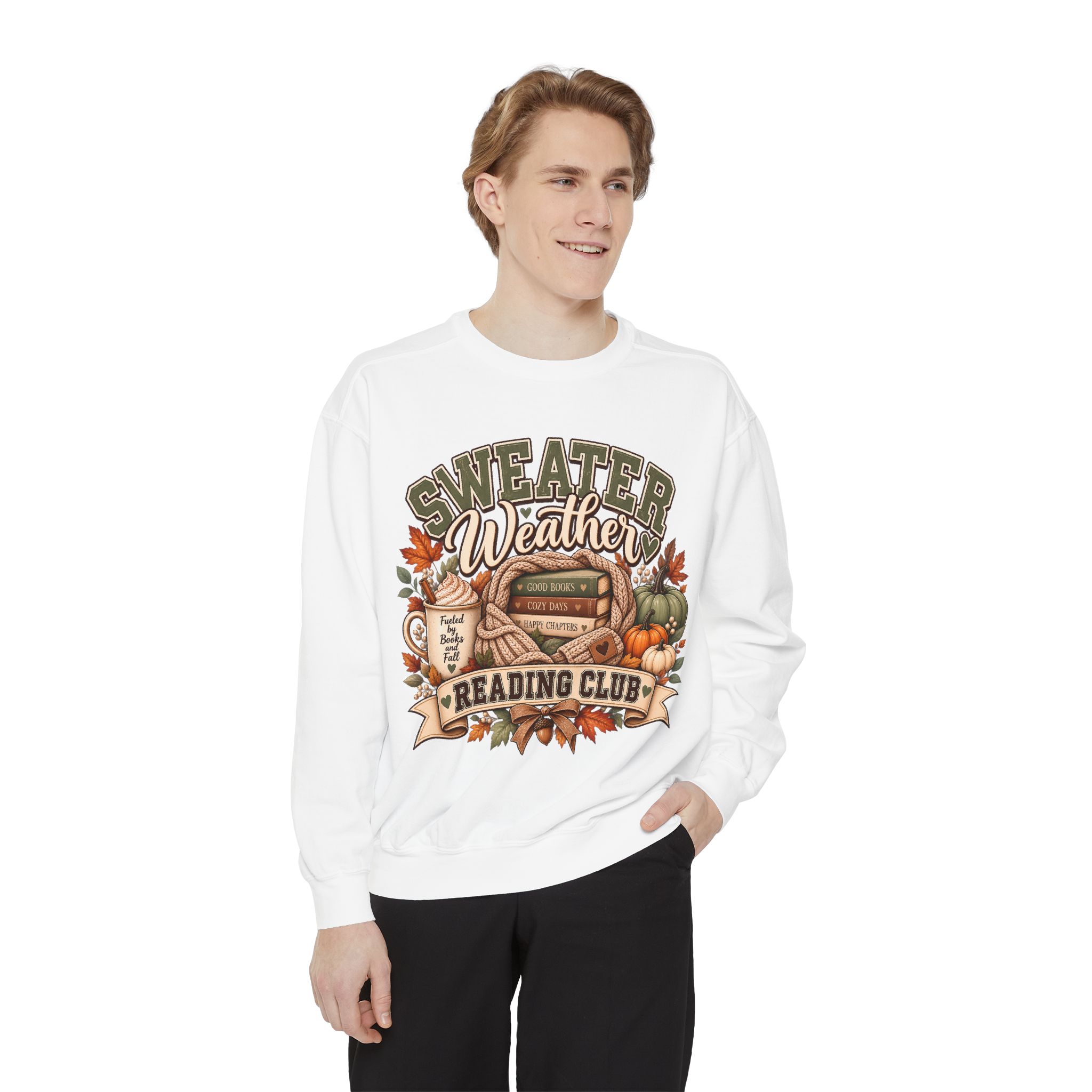 Sweater Weather Reading Club Sweatshirt - Image 3