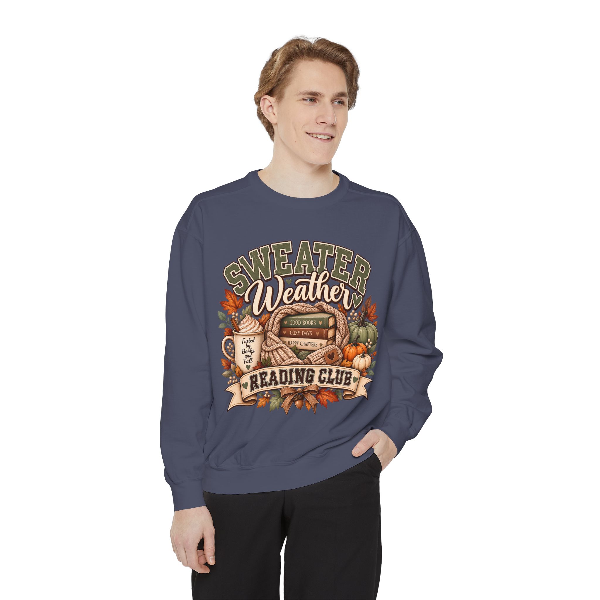 Sweater Weather Reading Club Sweatshirt - Image 13