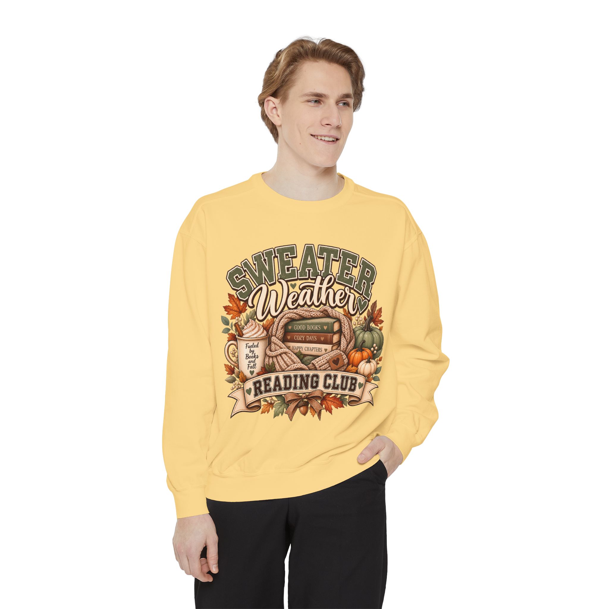 Sweater Weather Reading Club Sweatshirt - Image 6