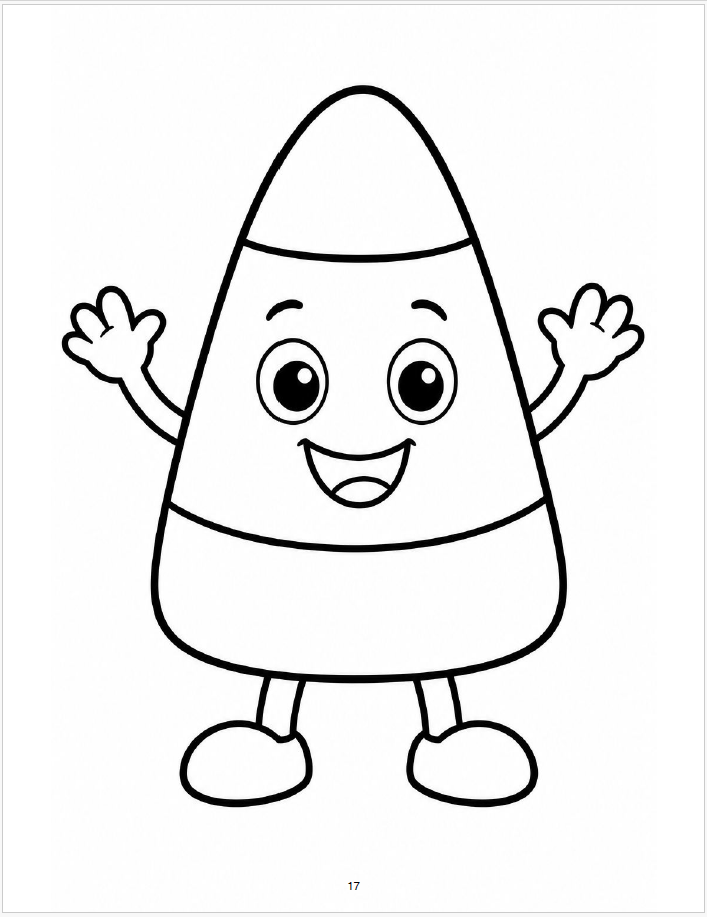 October Kids Coloring Book - Image 2