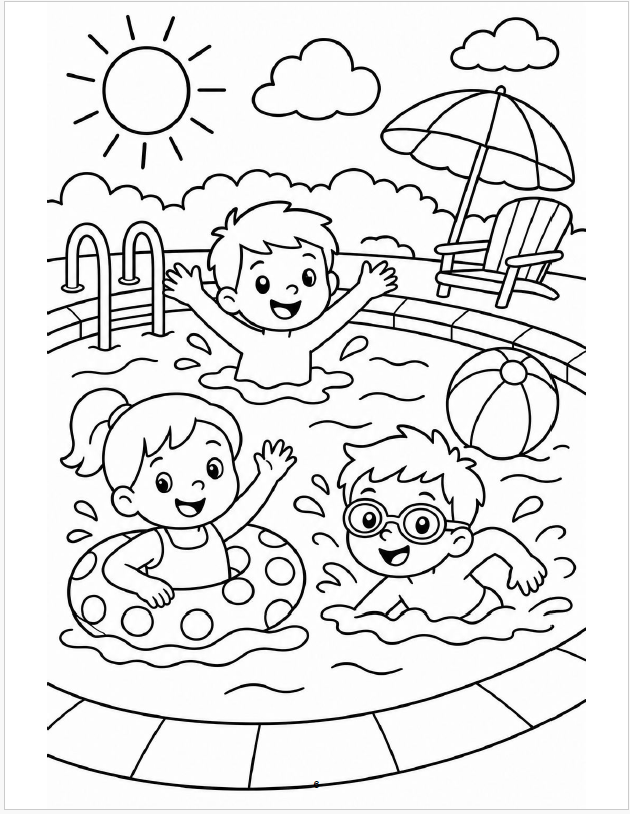 August Kids Coloring Book - Image 2