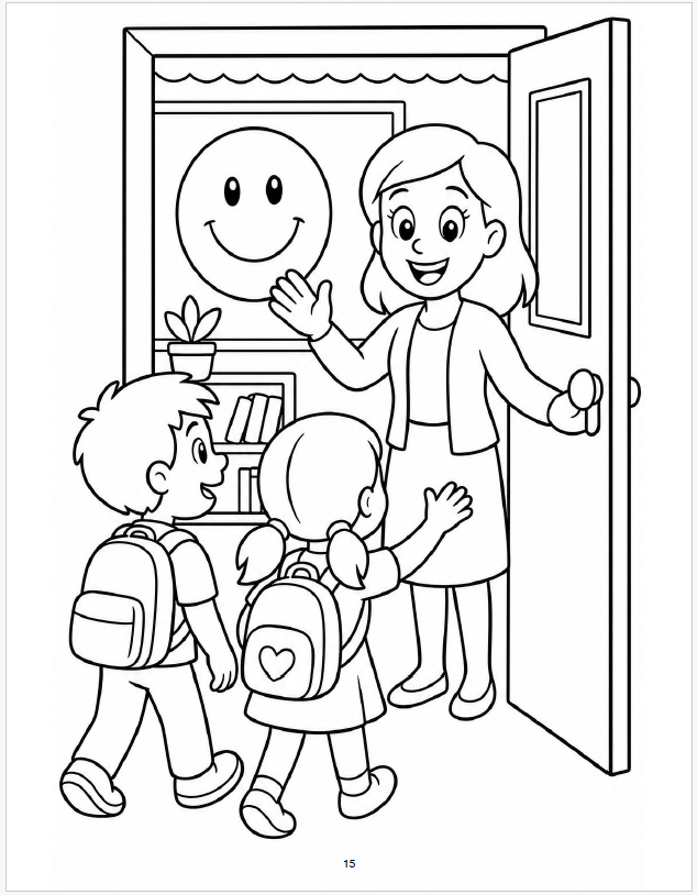 August Kids Coloring Book - Image 3